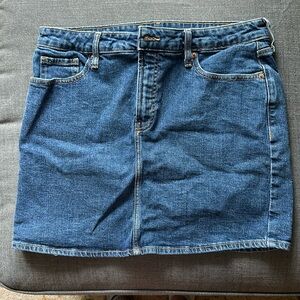 Denim Mini Skirt